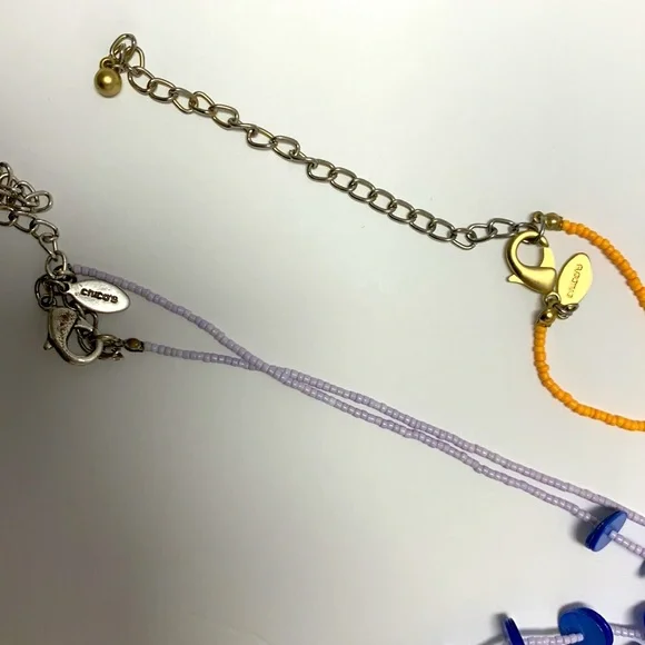 Chico’s fringe pendant necklaces - set of 2 - Picture 3 of 4
